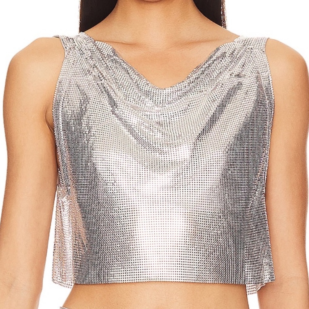 Lovers and Friends Sascha Top in Silver